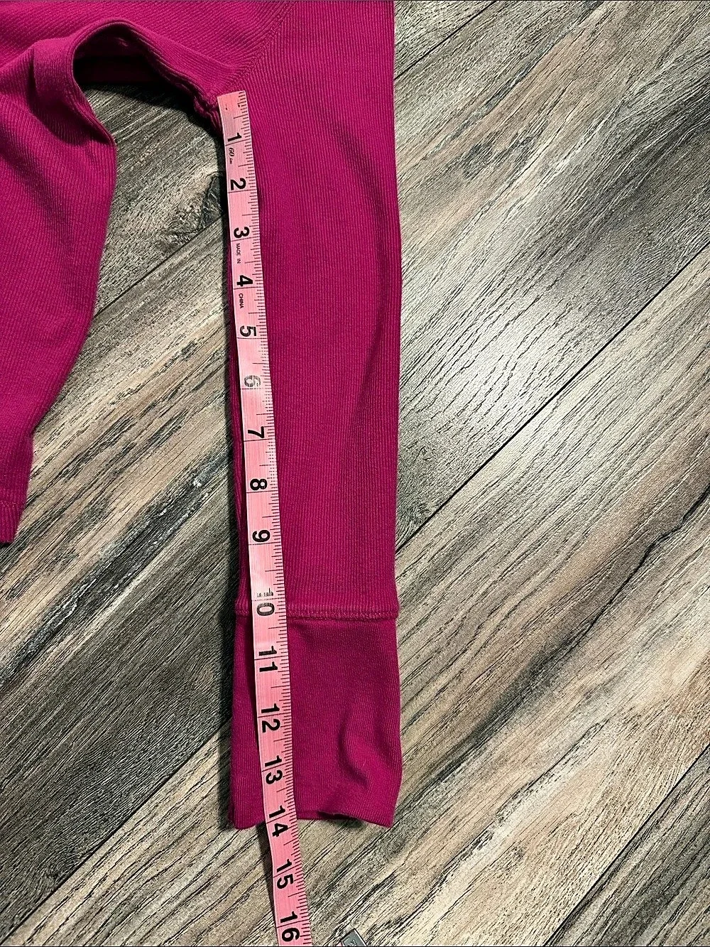Place Cotton Embellished Long Sleeve Top in Pink